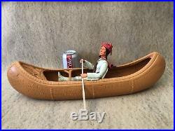 Marx Johnny West Canoe Rare UK Only / Chief Cherokee Indian U. K. Figure