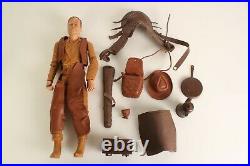 Marx Johnny West Covered Wagon with HORSE and HARNESS Geronimo Action figure