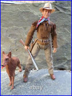 Marx Johnny West Custom Hondo John Wayne Hondo Lane And Sam! Figure Set