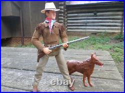 Marx Johnny West Custom Hondo John Wayne Hondo Lane And Sam! Figure Set