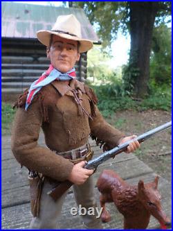 Marx Johnny West Custom Hondo John Wayne Hondo Lane And Sam! Figure Set