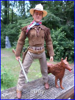 Marx Johnny West Custom Hondo John Wayne Hondo Lane And Sam! Figure Set