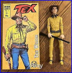 Marx Johnny West Italian Comic Tex Custom Tex Willer Figure withBox