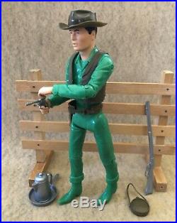 Marx Johnny West Jimmy West Rare Canadian Figure Bronze Accessories