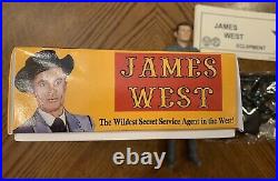 Marx Johnny West Wild Wild West TV James West Figure Box Accessories
