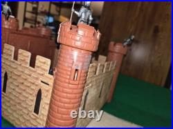 Marx Knights & Vikings, Castle, Ship, D&D, Diorama, Hand Painted Figurine Lot