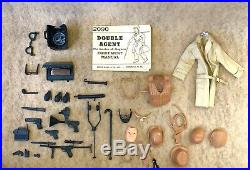 Marx Mike Hazard Double Agent Box Spy Figure Original Accessories Near Complete