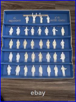 Marx President Figures 36 Pieces Washington to Eisenhower Unpainted Marx President Figures 36 Pieces Washington to Eisenhower Unpainted