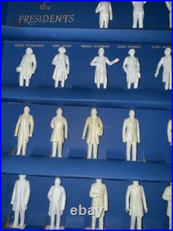 Marx President Figures 36 Pieces Washington to Eisenhower Unpainted Marx President Figures 36 Pieces Washington to Eisenhower Unpainted