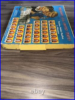 Marx President Figures 36 Pieces Washington to Eisenhower Unpainted Marx President Figures 36 Pieces Washington to Eisenhower Unpainted