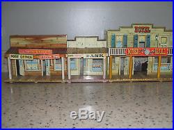 Marx Roy Rogers Mineral City Western Town Playset, With Figures