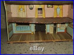 Marx Roy Rogers Mineral City Western Town Playset, With Figures