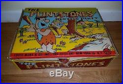 Marx The Flintstones Hunting Party Playset Original Box RARE figures dinosaurs