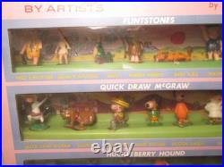 Marx Tv-tinykins 34 Figures Flintstones Top Cat Yogi Huckleberry Quick Draw Mib