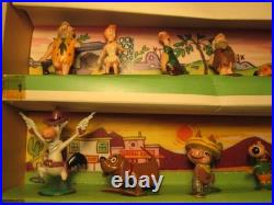 Marx Tv-tinykins 34 Figures Flintstones Top Cat Yogi Huckleberry Quick Draw Mib