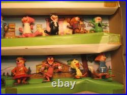 Marx Tv-tinykins 34 Figures Flintstones Top Cat Yogi Huckleberry Quick Draw Mib