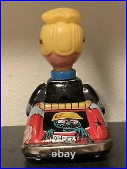Marx Vintage 1964 Nutty Mads Red Car Monster Sci-fi Figure Toy Man Cave