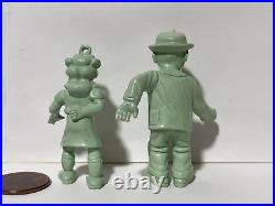 Marx green plastic dime store figures newspaper comic strip characters Popeye