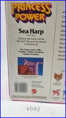Mattel Princess Of Power Sea Harp Vehicle Parts with Box and 2 figures VTG HTF
