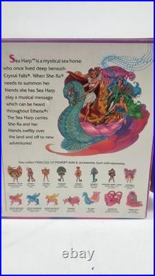 Mattel Princess Of Power Sea Harp Vehicle Parts with Box and 2 figures VTG HTF