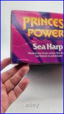 Mattel Princess Of Power Sea Harp Vehicle Parts with Box and 2 figures VTG HTF