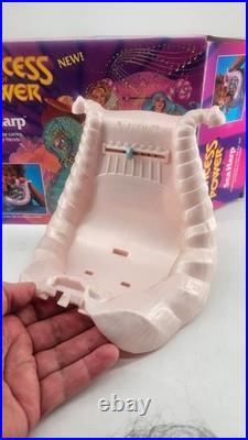 Mattel Princess Of Power Sea Harp Vehicle Parts with Box and 2 figures VTG HTF