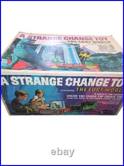 Mattel Strange Change Lost World Toy Set with Box Vintage 1968 no heat