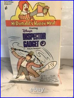 McDonald's Disney Inspector Gadget Happy Meal Action Figure Toy 1999 Vintage