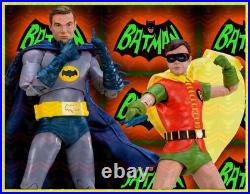 McFarlane Combination 7 Batmobile Vehicle With Batman and Robin TV Series 2PK