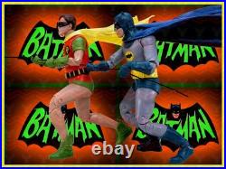 McFarlane Combination 7 Batmobile Vehicle With Batman and Robin TV Series 2PK