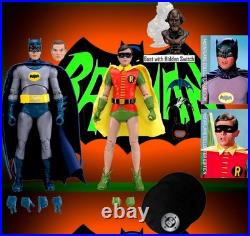 McFarlane Combination 7 Batmobile Vehicle With Batman and Robin TV Series 2PK