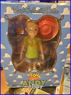 Medicom Disney Toy Story Vintage Rare Figure Set Doll Andy Sid Scud Rocky Janie