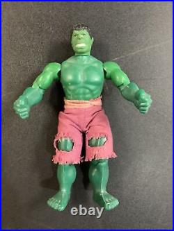 Mego Action Figure Toy Lot Vintage Incredible Hulk Loose & Mint On Card 2 Piece