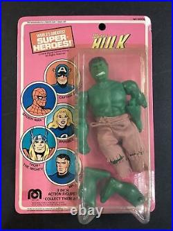 Mego Action Figure Toy Lot Vintage Incredible Hulk Loose & Mint On Card 2 Piece