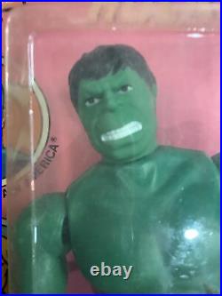 Mego Action Figure Toy Lot Vintage Incredible Hulk Loose & Mint On Card 2 Piece