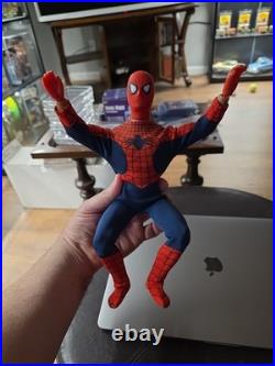 Mego Vintage 1978 12.5 Spiderman (Broad Shoulders Version) Minty Condition Mego Vintage 1978 12.5 Spiderman (Broad Shoulders Version) Minty Condition