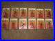 Metal COWBOYS and INDIANS COMPLETE SET of 12 METALLIONS figures toy soldiers