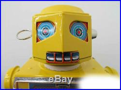 Metal House New Meter Robot Tinplate Yellow Robot series Figure Made in Japan