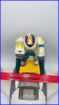 Mighty Ducks Action Figure & Aerowing Vehicle Vintage Toy Lot Of 2 Disney