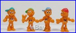 Mighty Max - Prototype Orange Max Figures X8 - 1st Edition - Bluebird Toys