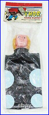 Mighty Thor Hand Puppet Vintage 1978 Imperial Toy Corp MIP Un-Punched Header