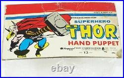 Mighty Thor Hand Puppet Vintage 1978 Imperial Toy Corp MIP Un-Punched Header