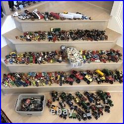 Mix Huge LOT Action Figures Cards Trucks Cars Trains45+lbs VTG Modern SOLD AS IS