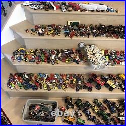Mix Huge LOT Action Figures Cards Trucks Cars Trains45+lbs VTG Modern SOLD AS IS