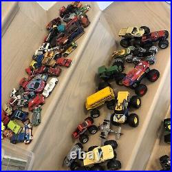 Mix Huge LOT Action Figures Cards Trucks Cars Trains45+lbs VTG Modern SOLD AS IS