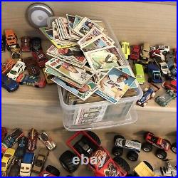 Mix Huge LOT Action Figures Cards Trucks Cars Trains45+lbs VTG Modern SOLD AS IS