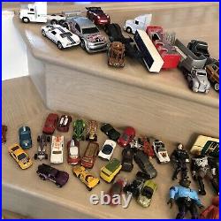 Mix Huge LOT Action Figures Cards Trucks Cars Trains45+lbs VTG Modern SOLD AS IS