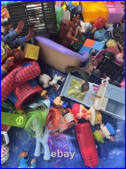 Mixed Toy Lot 250pcs LPS Little People Vintage Figures Bulk Bundle See Photos