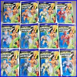 Motu KO Galaxy Heroes Vintage Set completo 12 Figuras 80's Vitage