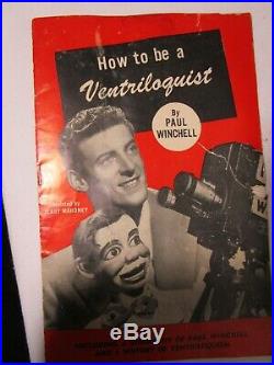 Moving eyes JERRY MAHONEY Ventriloquist dummy puppet figure doll Paul Winchell